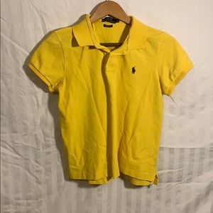 Polo Ralph Lauren yellow boys polo size large